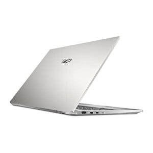 MSI Prestige 16 EVO 16" QHD+ 165Hz Laptop: Intel Core i7-13700H, Intel Iris Xe, 32GB DDR5, 1TB NVMe SSD, Thunderbolt 4, HDMI, MicroSD Card Reader, Win 11 Pro: Urban Silver A13M-259US