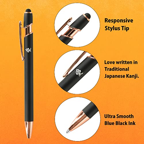 ILMILY Pilot Japan Gel Ink Ballpoint Pen Color Two Color 6 Ballpoint Pens That Change Color When Rubbed 0.4mm LIL-25S4-6C With Original Stylus Ballpoint Touch Pen