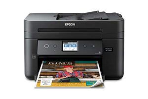 epson workforce wf-2860 all-in-one printer, print, copy, scan, fax, ethernet with ohitec accessories