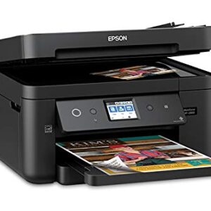 Epson Workforce WF-2860 All-in-One Printer, Print, Copy, Scan, Fax, Ethernet with OHITEC Accessories