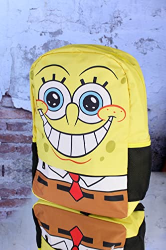 SpongeBob SquarePants Sponge Bob Square Pants Grinning Character Small Backpack Bag for Adults