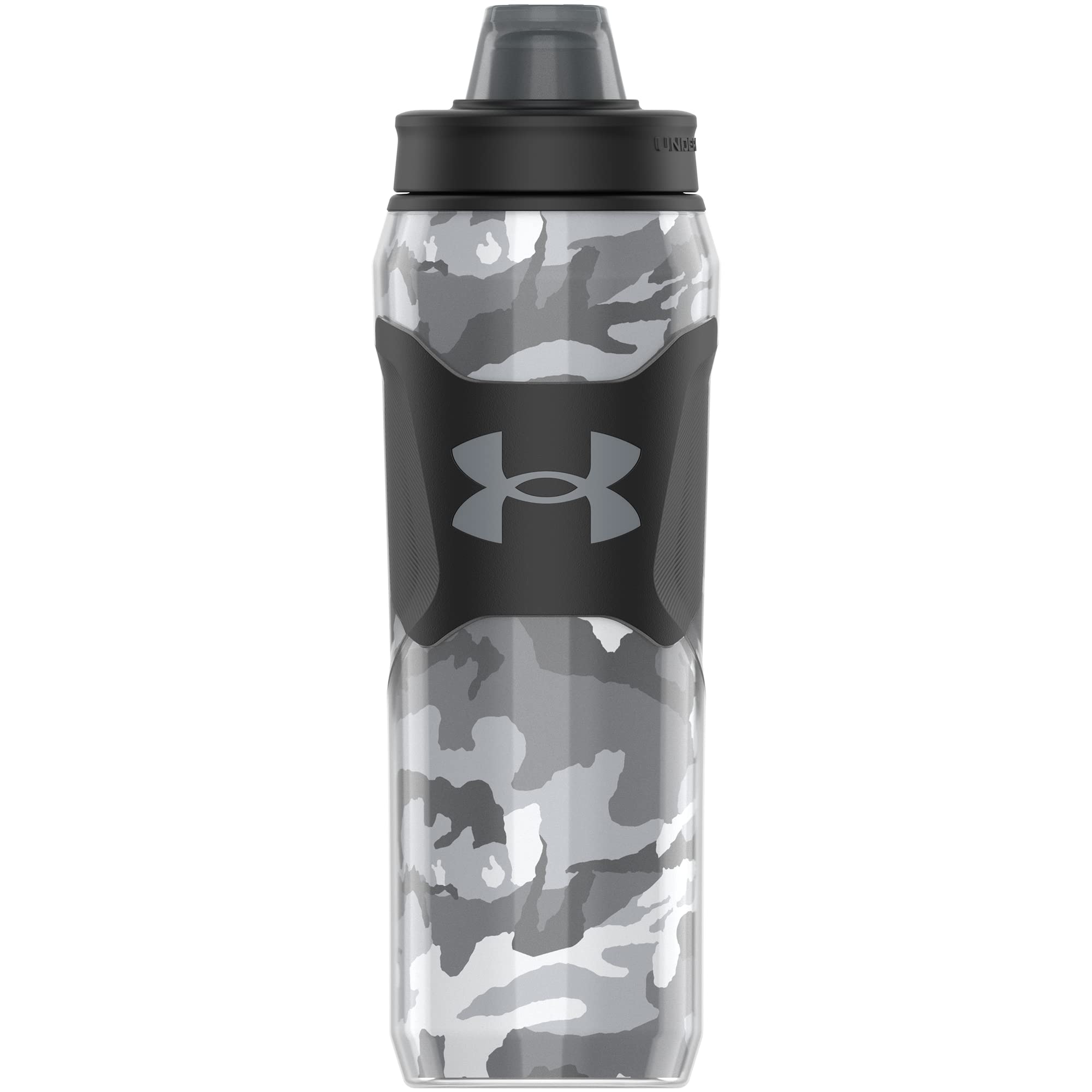 Under Armour UA 28oz Insulated Playmaker Squeeze Steel Camo OSFA