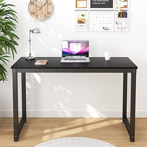 HOBINCHE 39 Inch Small Space Computer Desk, Home Office Desk, Heavy Duty Multipurpose Table, Study Desk Workstation, Black