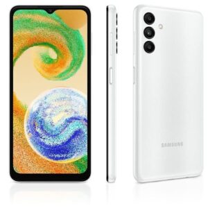 SAMSUNG Galaxy A04S 4G LTE (64GB + 4GB) Unlocked Worldwide (Only T-Mobile/Mint/Metro USA Market) 6.5" 50MP Triple Camera + (w/Fast Car Charger) (White)
