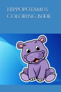 hippopotamus coloring book