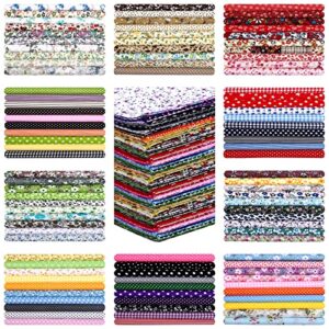 500 pcs 4 x 4 inches cotton fabric square pre cut quilt squares fabric bundles patchwork fabrics floral printed square patchwork fabric quilting fabric for diy craft sewing clothing accessory