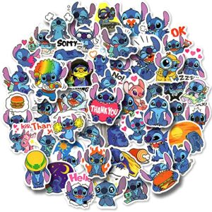 cute stickers pack 50pcs, kawaii stickers for kids teens adults eikecy vinyl waterproof anime decals stickers for water bottles laptop phone