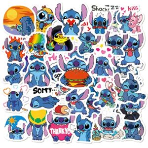 Cute Stickers Pack 50PCS, Kawaii Stickers for Kids Teens Adults Eikecy Vinyl Waterproof Anime Decals Stickers for Water Bottles Laptop Phone