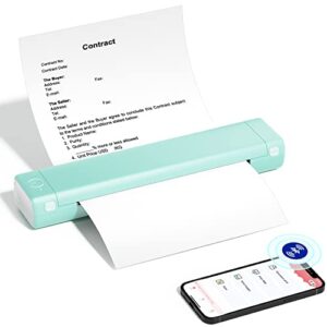 itari portable printer wireless for travel - m08f-letter bluetooth tattoo stencil-printer support 8.5" x 11" us letter, no-ink thermal compact printer, compatible with android and ios phone & laptop