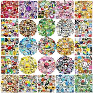 800pcs water bottle stickers, stickers for kids, vinyl waterproof cool scrapbook stickers pack for laptop skateboard computer guitar, mixed colorful stickers for teens kids boys girls