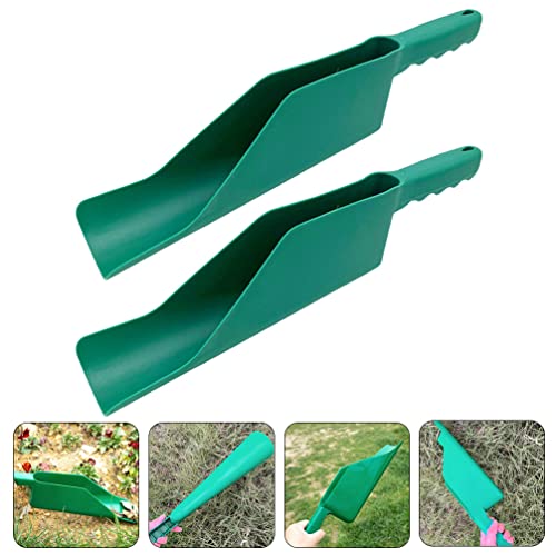 GANAZONO Gutter Downspout Extensions 2pcs Roof Gutter Scoop Gutter Cleaning Spoon Scoop Roof Gutters Cleaning Shovel Gutter Getter Cleaner Leaves Garden Cleaning Tools Gutter Guard