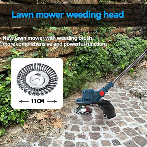 Windpost Weed Wacker Battery Powered,Two 3000mAH Batteries,Cordless String Trimmer & Edger,8 in Cutting Blades,Electric Weed Eater,850W Powerful Motor for Garden Yard