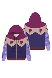 finbald adult the owl house raine whispers hoodie cosplay costume jacket sweatshirt coat for men woment