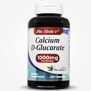lab - calcium d-glucarate, calcium 1000mg -120 caps, calcium supplement- menopause support- hormone harmony- liver detox- detox cleanse- ultra high absorption- calcium, calcio.