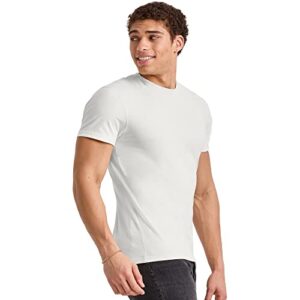 Hanes Men's Originals Lightweight Tall T-Shirt, Tri-Blend Tee, Big & Tall Sizes, Eco White