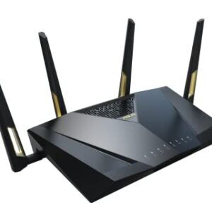 ASUS RT-AX88U Pro (AX6000) Dual Band WiFi 6 Extendable Gaming Router, Dual 2.5G Ports, ASUS Rangeboost Plus, Port Forwarding, Subscription-Free Network Security, Instant Guard, VPN, AiMesh Compatible