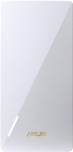 ASUS RP-AX58 AX3000 Dual Band WiFi 6 (802.11ax) Range Extender, AiMesh Extender for Seamless mesh WiFi; Works with Any WiFi Router (White)