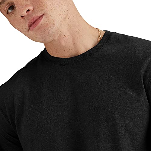 Hanes Size Originals Men's Tri-Blend Long Sleeve T-Shirt, Black, X Large Tall