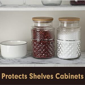 Premium Drawer and Shelf Liner for Cabinet, Non Adhesive Liner for Kitchen, Strong Grip Non Slip Shelf Liners for Kitchen Cabinets, Storage, Drawers, Shelves, Kitchenware and Tableware, Marble