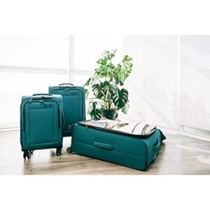 Samsonite Saire LTE Softside Expandable Luggage Wheels, Pine Green, Medium Spinner