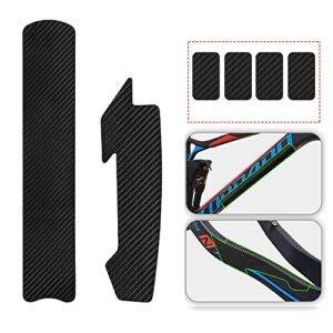 wdhhnp bike chainstay protector,chain stay pad,bicycle frame tape guard for mtb bike chain protective front fork protective (a)