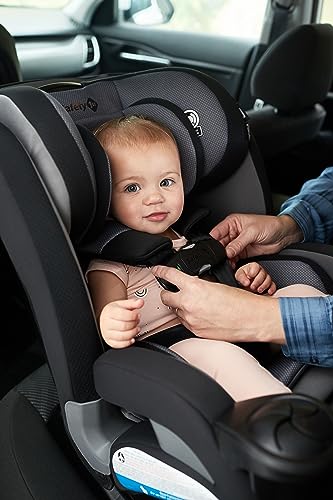 Safety 1st Everslim DLX All-in-One Convertible Car Seat, 4 Modes of use: Rear-Facing, Forward-Facing (22–65 lbs), Belt-Positioning Booster (40–100 lbs), Backless Booster (40–100 lbs), Dunes Edge