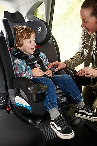 Safety 1st Everslim DLX All-in-One Convertible Car Seat, 4 Modes of use: Rear-Facing, Forward-Facing (22–65 lbs), Belt-Positioning Booster (40–100 lbs), Backless Booster (40–100 lbs), Dunes Edge