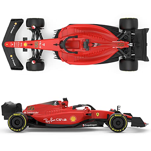 ZMZ F1 Remote Control Car 1:18 Scale Large Size F1 RC Car Officially Licensed RC Series Ferrari F1 75, Suitable RC Cars for Adults & Kids, Boys Girls Age 8-12 Years Birthday Ideas Gift