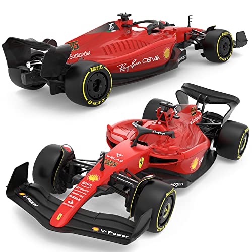 ZMZ F1 Remote Control Car 1:18 Scale Large Size F1 RC Car Officially Licensed RC Series Ferrari F1 75, Suitable RC Cars for Adults & Kids, Boys Girls Age 8-12 Years Birthday Ideas Gift