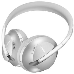 Bose Headphones 700 Noise Cancelling Bluetooth Headphones, Luxe Silver with Powervault III 10000mAh Wireless Charger