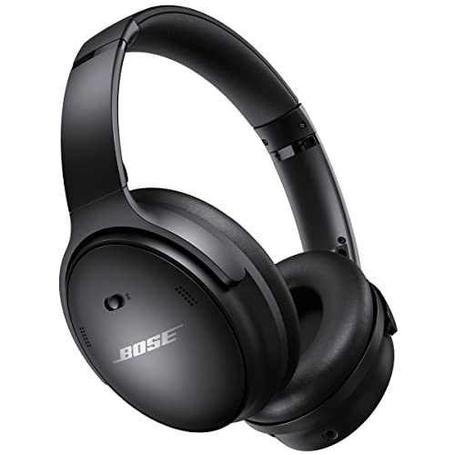 Bose QuietComfort 45 Wireless Noise Cancelling Headphones, Triple Black with Power Bank Charger