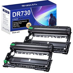 dr730 drum unit brother dr730 replacement for brother drum dr730 dr-730 to compatible with mfc-l2750dw hl-l2370dw mfc-l2710dw hl-l2350dw dcp-l2550dw printer (2 black, not toner)
