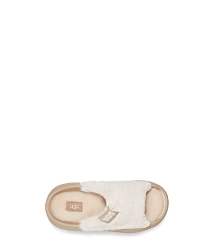 UGG Women's FOAMO UGGPLUSH Slide Sandal, Mustard Seed, 10