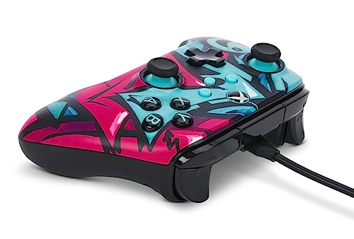 PowerA Advantage Wired Controller for Xbox Series X|S - Wild Style, Xbox Controller with Detachable 10ft USB-C Cable, Mappable Buttons, Trigger Locks and Rumble Motors, Officially Licensed for Xbox