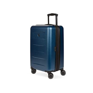swissgear 8020 hardside expandable luggage with spinner wheels, navy, carry-on 18-inch