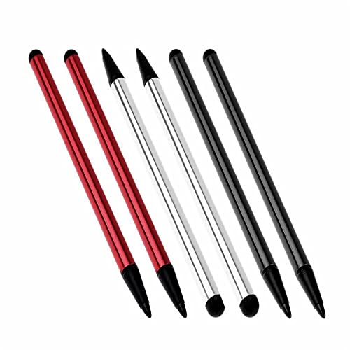 Universal Capacitive Stylus Touch Screen Pens Stylus Pens for Touch Screens High Sensitivity for All Capacitive Screens, Resistive Screens, Mobile Phones and Tablets (Black)