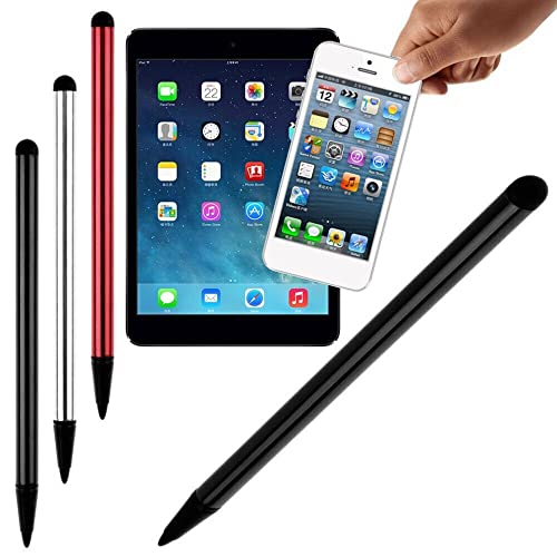 Universal Capacitive Stylus Touch Screen Pens Stylus Pens for Touch Screens High Sensitivity for All Capacitive Screens, Resistive Screens, Mobile Phones and Tablets (Black)