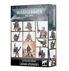 games workshop warhammer 40k: astra militarum - cadian upgrades