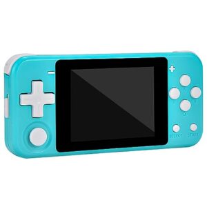 handheld game console 3 inch ips screen with 64g tf cards-free games, mini retro open source system games consoles, compatible with 12 simulators, portable pocket hand held game video consoles (blue)