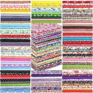 1200 pcs 4 x 4 inches cotton fabric bundle floral precut fat squares fabric scraps cotton quilting fat flower fabric patchwork for diy craft sewing clothing