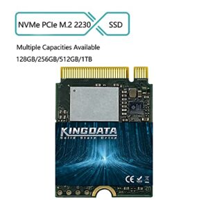 KINGDATA 512GB M.2 2230 NVMe PCIe SSD Gen 4.0X4 - Internal Solid State Drive Compatible with PS5, Steam Deck, Microsoft Surface, Ultrabook, Laptop, Desktop (512GB, M.2 2230 NVMe 4.0)