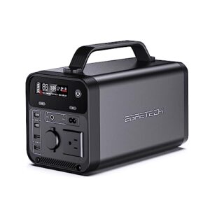 portable power station 500wh, egretech sonic 600w solar generator, backup lithium battery with 600w pure sine wave (1200w surge), 1h fast recharging, 60w pd for outdoor camping/rvs/travel/emergency