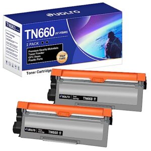 sudlto tn660 toner cartridge brother printer replacement for brother tn660 tn-660 tn630 tn-630 nt-pb660 to compatible with hl-l2300d hl-l2380dw hl-l2320d dcp-l2540dw hl-l2340dw hl-l2360dw (2 black)