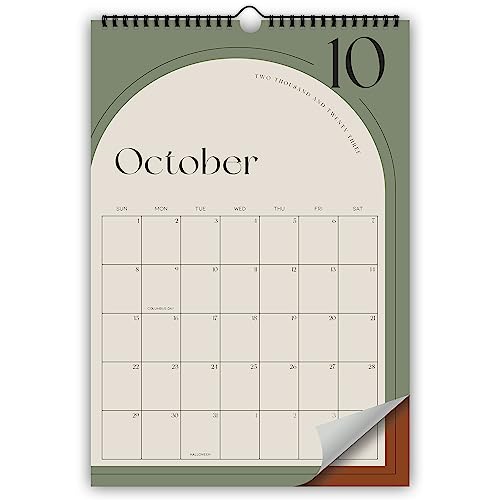 Aesthetic Minimalistic Wall Calendar - Runs from June 2023 Until December 2024 - The Perfect Monthly 2023-2024 Calendar Planner for Easy Organizing