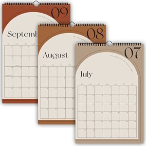 Aesthetic Minimalistic Wall Calendar - Runs from June 2023 Until December 2024 - The Perfect Monthly 2023-2024 Calendar Planner for Easy Organizing