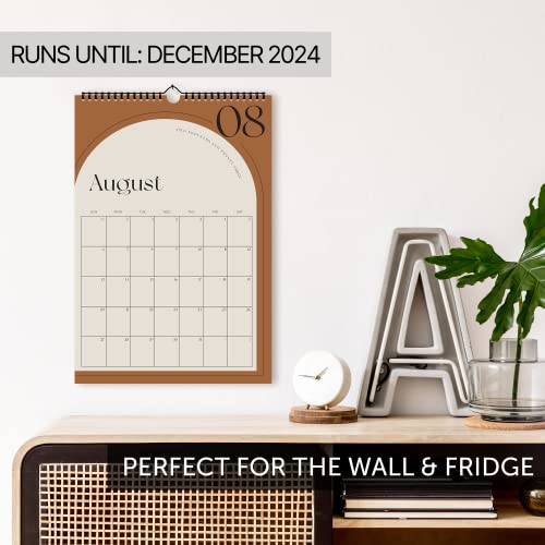 Aesthetic Minimalistic Wall Calendar - Runs from June 2023 Until December 2024 - The Perfect Monthly 2023-2024 Calendar Planner for Easy Organizing