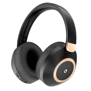 active noise cancelling headphones, 100h playtime headphones wireless bluetooth, bluetooth headphones with microphone, over- ear wireless headphones with deep bass,fast charging for travel,office,home