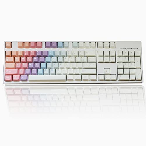 YIYANGKEYS Dreams Keycaps PBT Cherry Profile Keycaps for 60% 65% 75% Mechanical Keyboards 143 Key Dye Sub Gateron Cherry Mx Swithes Gaming Keyboard Key Caps Set (Dream)