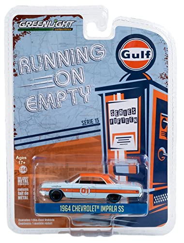 Greenlight 41150 Running on Empty Series 15 Complete Set of Six (6) Diecast Models 1:64 Scale