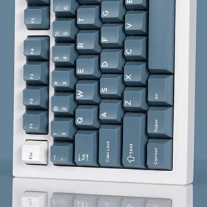 DROP DCX Permafrost Keycap Set, Doubleshot ABS, Cherry MX Style Keyboard Compatible with 60%, 65%, 75%, TKL, WKL, Full-Size, 1800 layouts and More